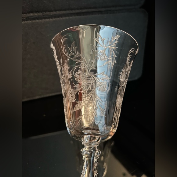 Fostoria Heather Water Goblets | Set of 3 - Picture 2 of 6